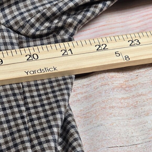 Ermenegildo Zegna Mens Checkered Wool Blazer 42L - Picture 10 of 12